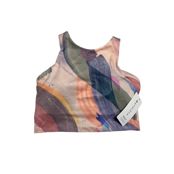 NWT Athleta Conscious Crop in Vibrance Orchid Pink-sz Small - Picture 3 of 9